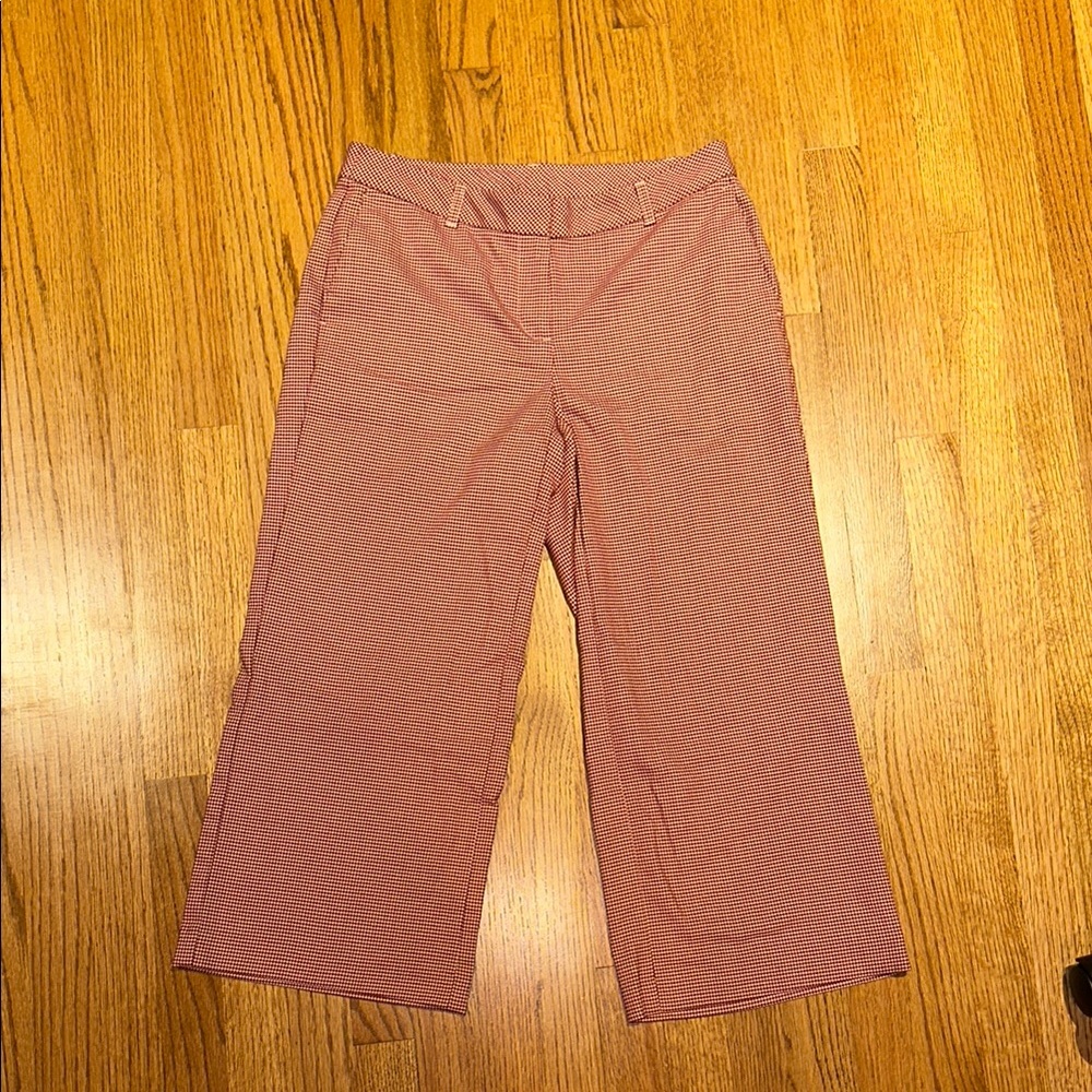 J. Jill Red Patterned Pants